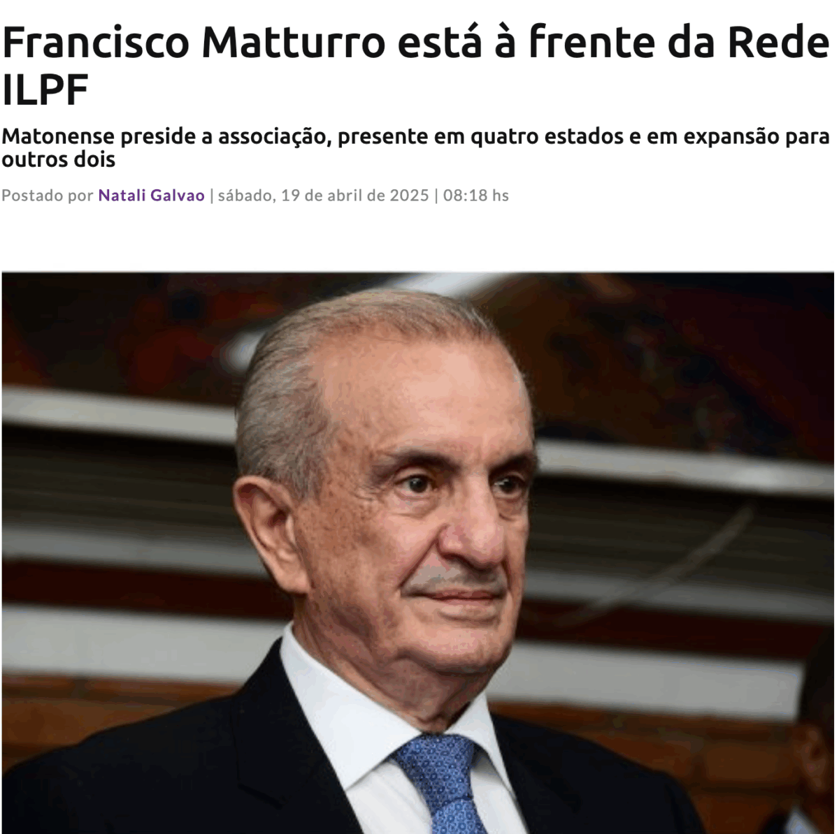 Rede ILPF é destaque em importante jornal do interior paulista