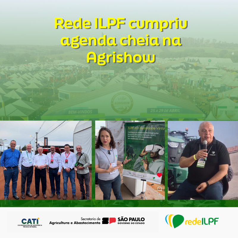 Rede ILPF cumpriu agenda cheia na Agrishow