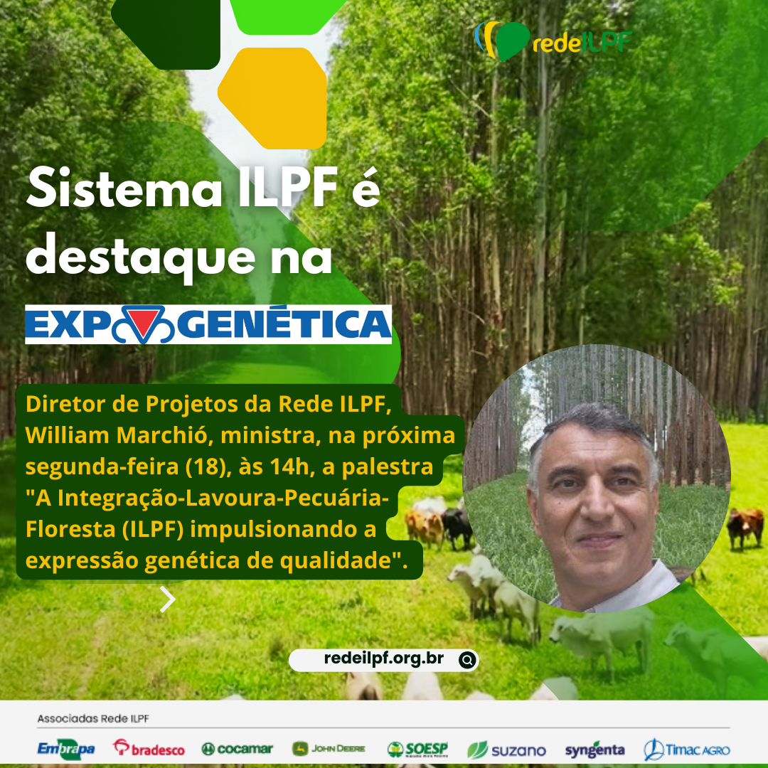 Sistema ILPF é destaque na Expogenética