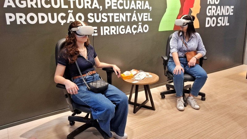 Experiência em realidade virtual sobre o Sistema ILPF é sucesso na Expointer