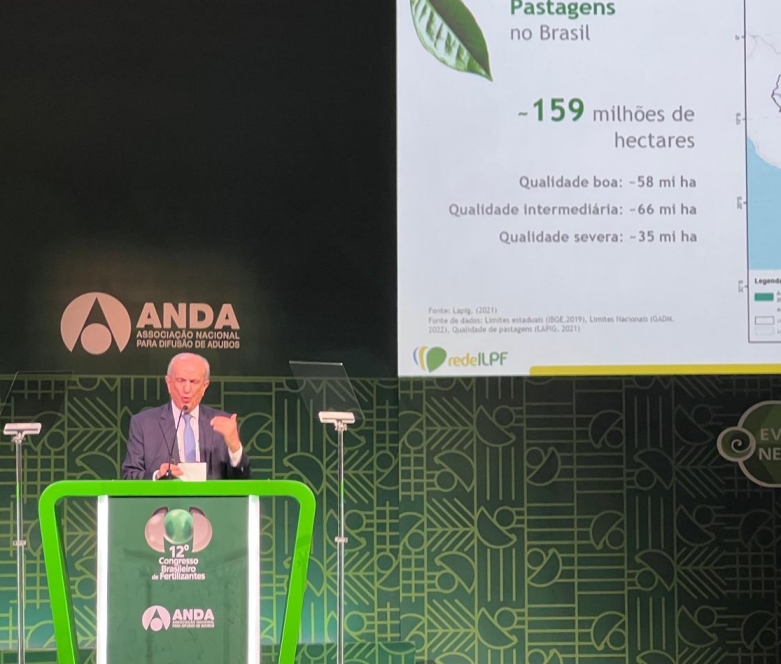 Rede reafirma no Congresso de Fertilizantes potencial de implantação do Sistema ILPF em 159 milhões de hectares de pastagens